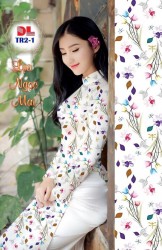 Vải áo dài đặt in