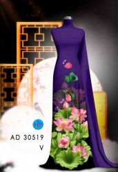 Vải áo dài đặt in