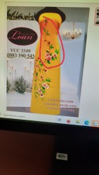 Vải áo dài đặt in