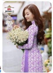 Vải áo dài đặt in