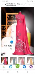 Vải áo dài đặt in