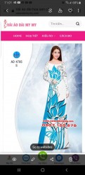 Vải áo dài đặt in