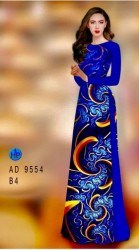 Vải áo dài đặt in