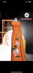 Vải áo dài đặt in