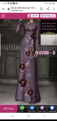 Vải áo dài đặt in