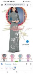 Vải áo dài đặt in