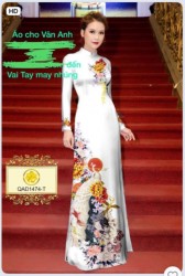Vải áo dài đặt in