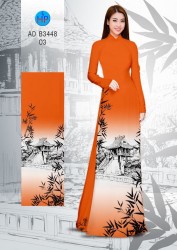 Vải áo dài đặt in