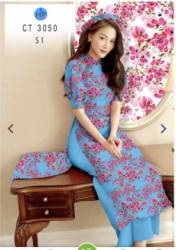 Vải áo dài đặt in