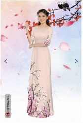 Vải áo dài đặt in