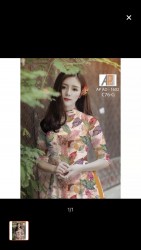 Vải áo dài đặt in