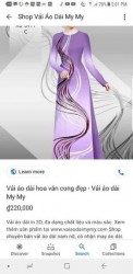 Vải áo dài đặt in
