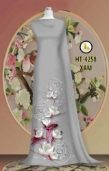 Vải áo dài đặt in