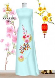 Vải áo dài đặt in