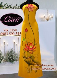 Vải áo dài đặt in