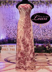 Vải áo dài đặt in