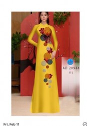 Vải áo dài đặt in