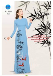 Vải áo dài đặt in