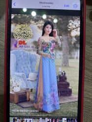 Vải áo dài đặt in