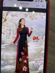 Vải áo dài đặt in