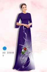 Vải áo dài đặt in