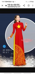 Vải áo dài đặt in