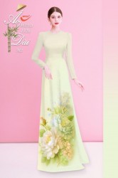 Vải áo dài đặt in