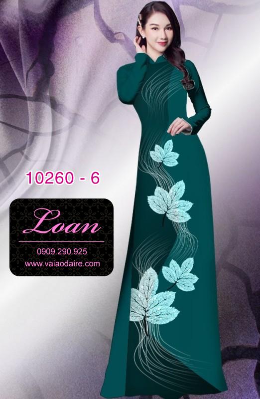 Vải áo dài hoa 3D