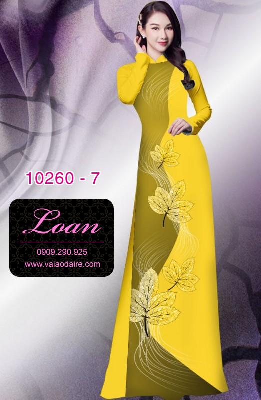 Vải áo dài hoa 3D
