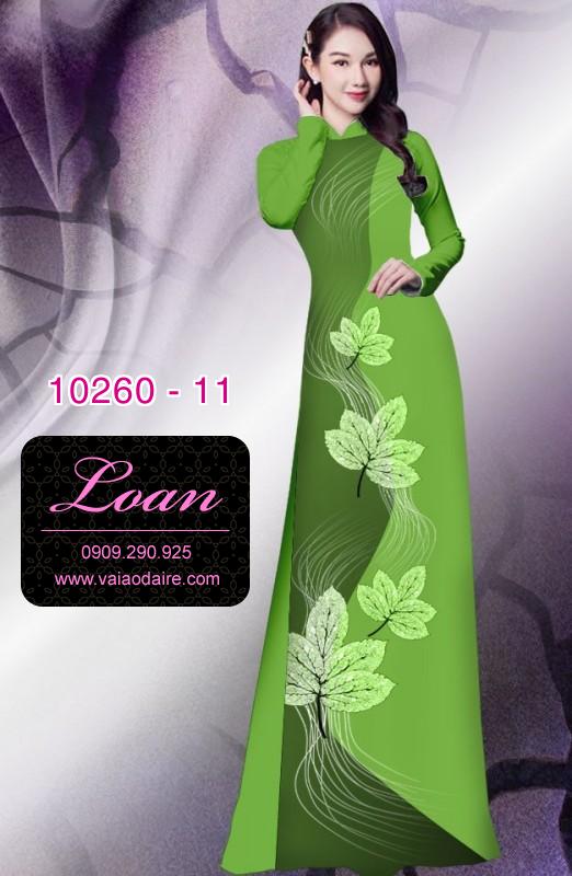 Vải áo dài hoa 3D