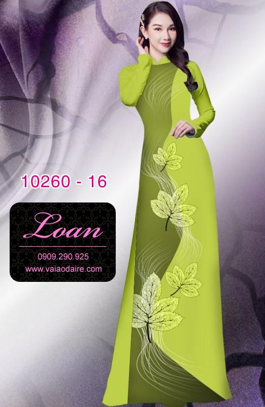 Vải áo dài hoa 3D