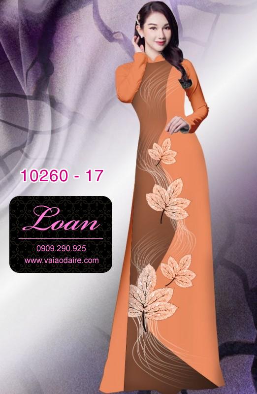 Vải áo dài hoa 3D