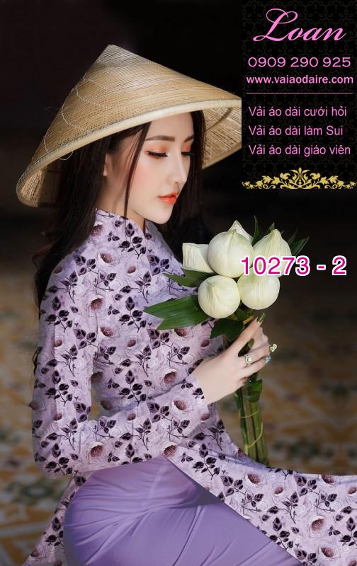 Vải áo dài hoa nhí Vải áo dài hoa nhí