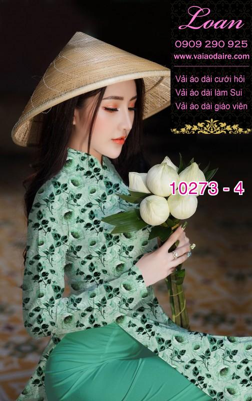 Vải áo dài hoa nhí Vải áo dài hoa nhí