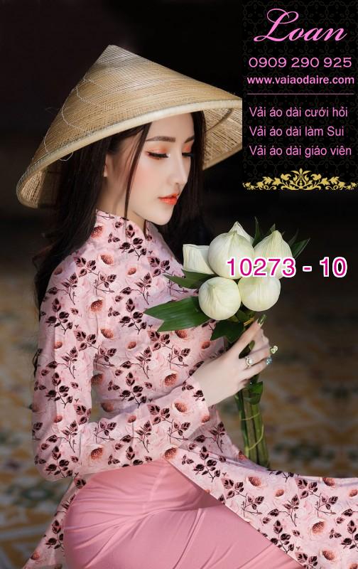 Vải áo dài hoa nhí Vải áo dài hoa nhí