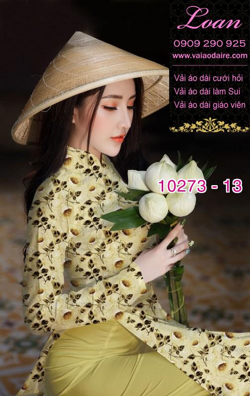 Vải áo dài hoa nhí Vải áo dài hoa nhí