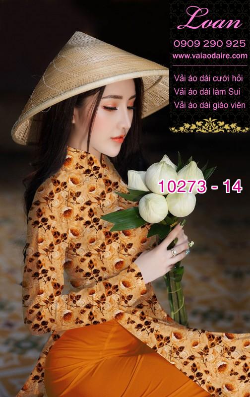 Vải áo dài hoa nhí Vải áo dài hoa nhí