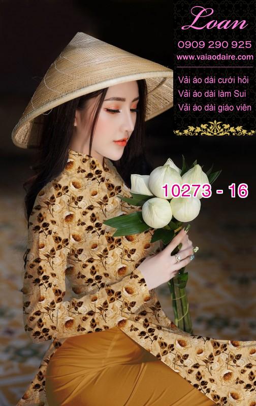Vải áo dài hoa nhí Vải áo dài hoa nhí