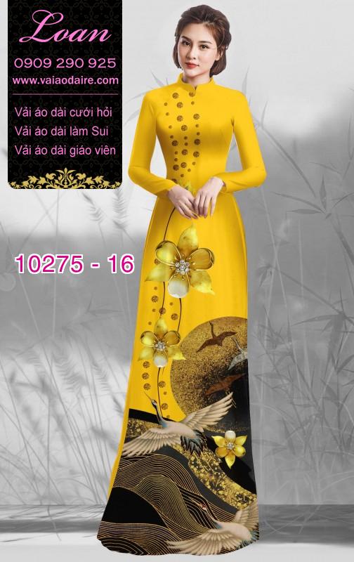 Vải áo dài hoa tết Vải áo dài hoa tết