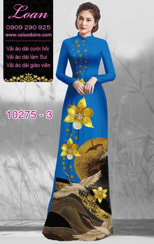 Vải áo dài hoa tết Vải áo dài hoa tết