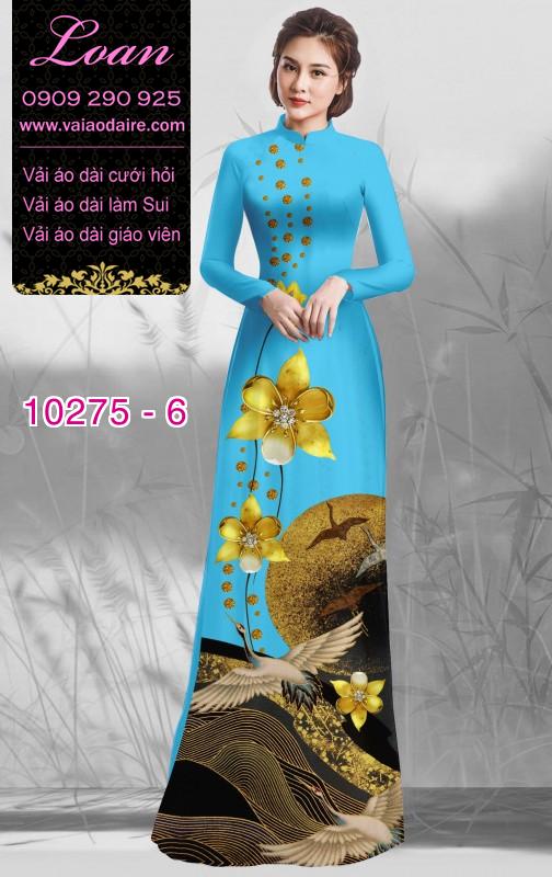 Vải áo dài hoa tết Vải áo dài hoa tết