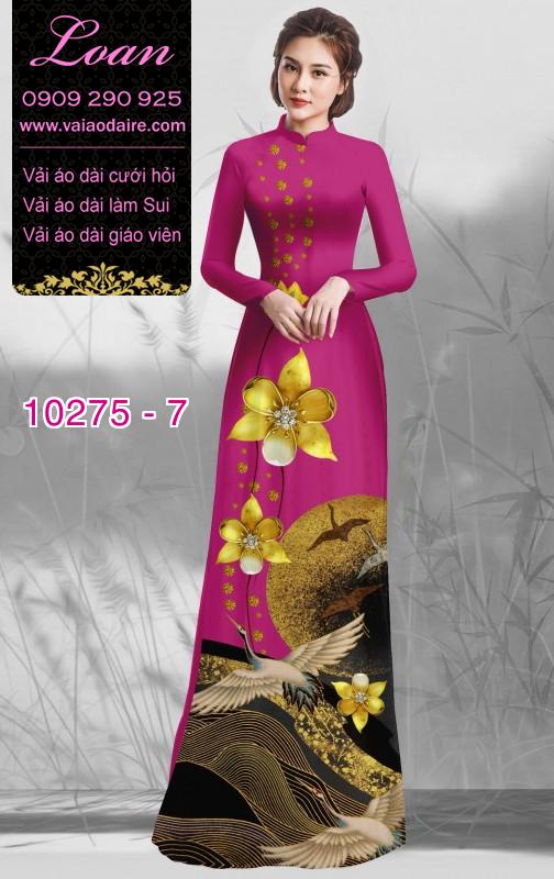 Vải áo dài hoa tết Vải áo dài hoa tết