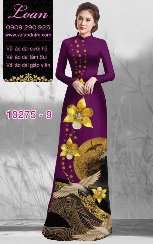 Vải áo dài hoa tết Vải áo dài hoa tết