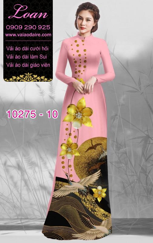 Vải áo dài hoa tết Vải áo dài hoa tết