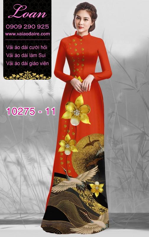 Vải áo dài hoa tết Vải áo dài hoa tết