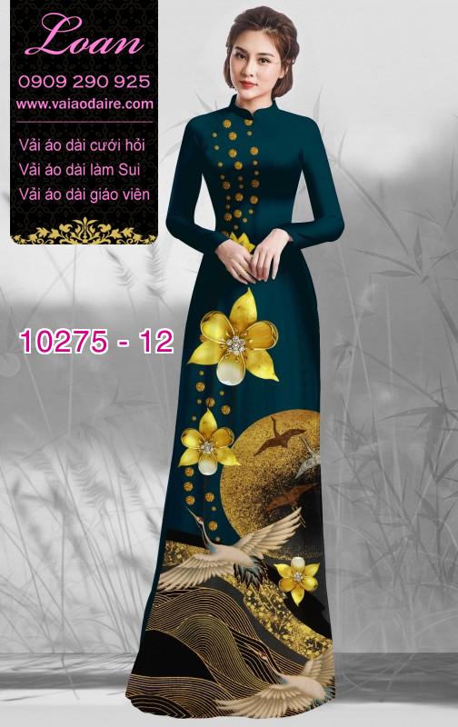 Vải áo dài hoa tết Vải áo dài hoa tết