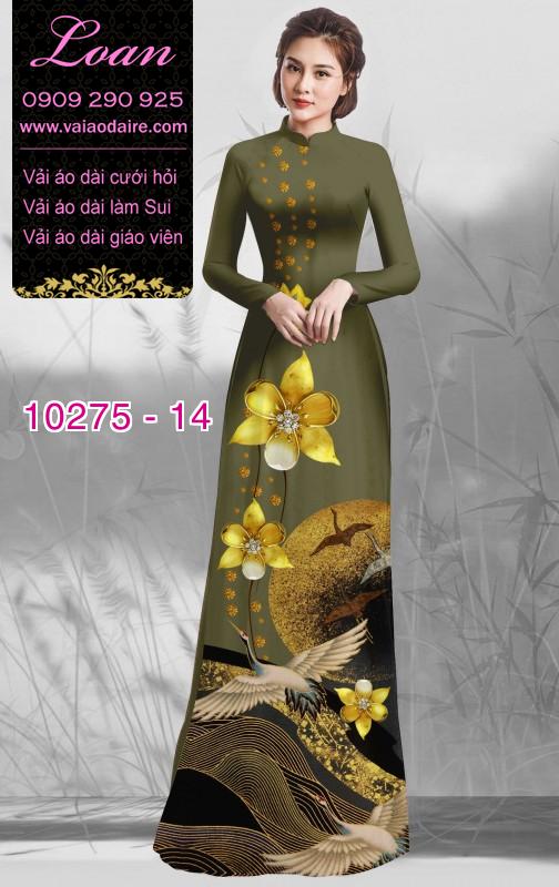 Vải áo dài hoa tết Vải áo dài hoa tết