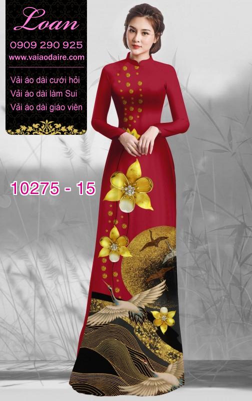 Vải áo dài hoa tết Vải áo dài hoa tết