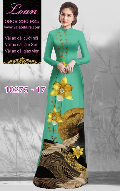 Vải áo dài hoa tết Vải áo dài hoa tết