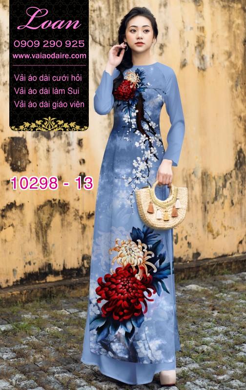 Vải áo dài Cúc đại đóa
